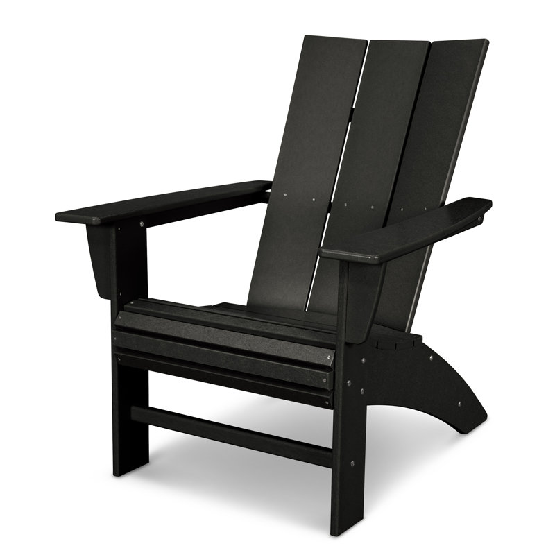 Chaise Adirondack POLYWOOD, Noir