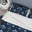 Ensemble de housse de couette Blue Glamourous Damask Print III - Glam-109144872