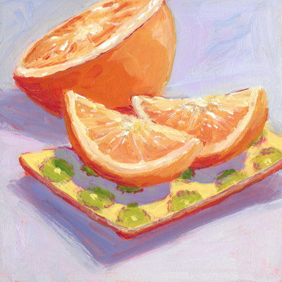 " Still Citrus III " by Carol Young Painting Print
