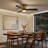 52-inch Modern Ceiling Fan with Light, 3 Solid Wood Blades, DC Motor, 6 Speeds, Flush Mount for Bedroom, Living Room-46137521
