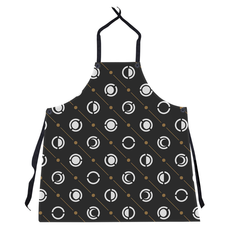 Skeffingt Bib Apron, Orange Accent