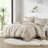 Phoebe Diamond Quilted Ruffle Edge Comforter Set-523345850-523345849