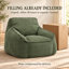 38.6 " Corduroy Sofa-469871684