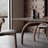 Italian Rock Slab Modern Simple Dining Table Solid Wood Base Dining Table-101247670