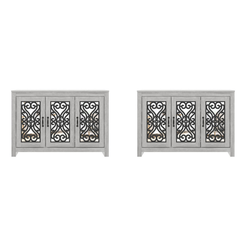 Ariba Traditional 32 Pair Shoe Storage Set, Dusty Gray Oak