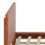 Base de lit moderne à profil bas avec tête de lit élégante et sommier à lattes solides pour le soutien du matelas-354044106