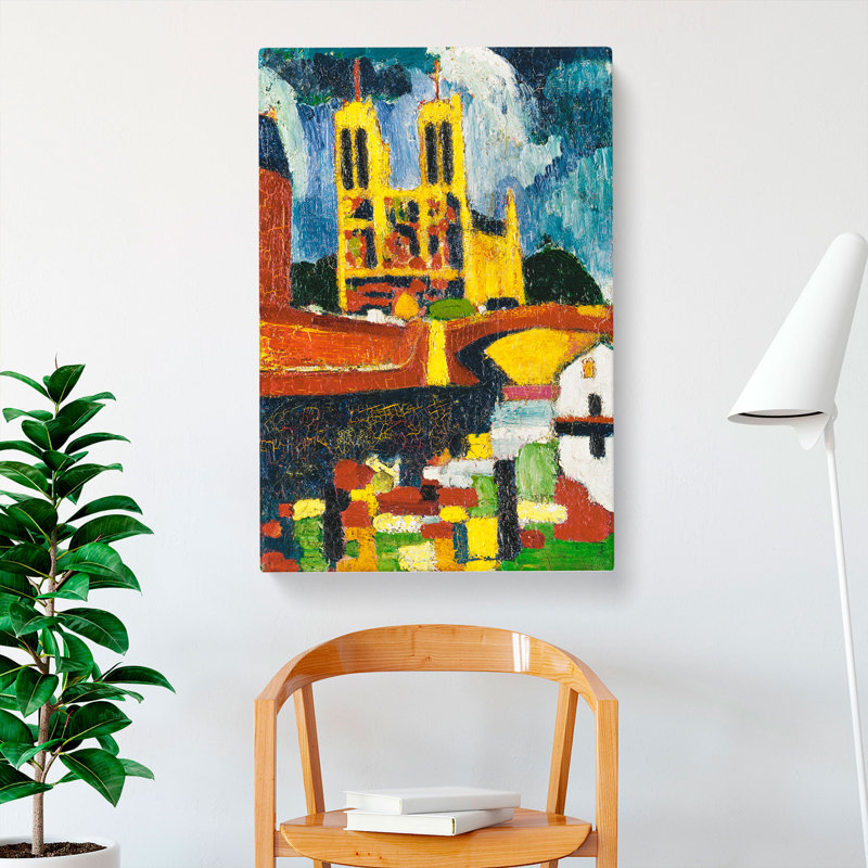 Notre Dame by Henry Lyman Sayen - Wrapped Canvas, 76cm H x 50cm W x 3cm D