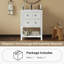 Ensemble de meuble-lavabo simple 24 po Allensville-600075995-577020845