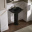 Devonshire Ceramic 25" Pedestal Bathroom Sink with Overflow-705519540-730811347
