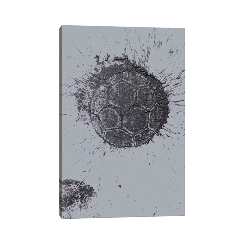 Futbol 1 Piece Wall Art on Canvas, 30.48 cm H x 20.32 cm W x 1.905 cm D, Does Not Apply