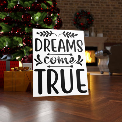 Dreams Come True - Wrapped Canvas Print