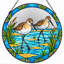 Birds Window Panel-1159489853