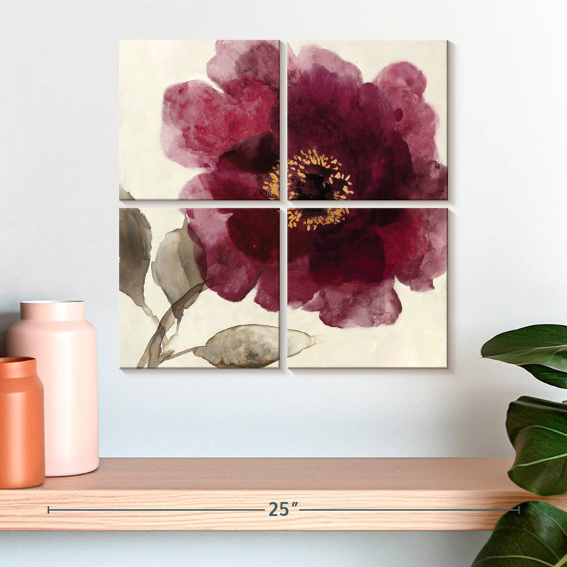 Harnek Crimson Peony I, H 18 po x l 18 po