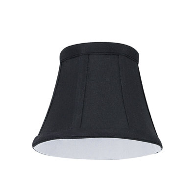 Abat-jour en cloche H 4 po (attache) noir