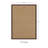 Nannette Handmade Dark Beige Berber with Brown Cotton Border Made in the USA Area Rug-2063576435