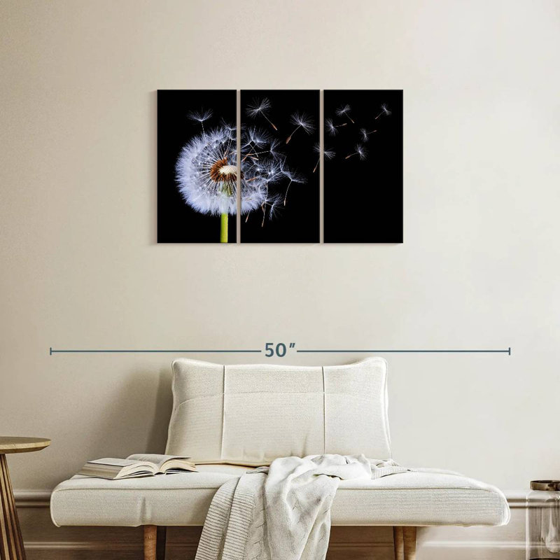 Harnek Dandelion Blowing I, H 20 po x l 33 po