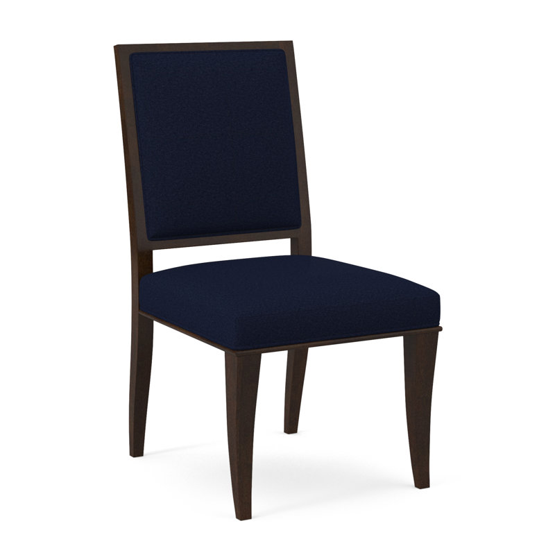 Chaise d'appoint en tissu Princeton, Noyer américain, Uniforme Margaret