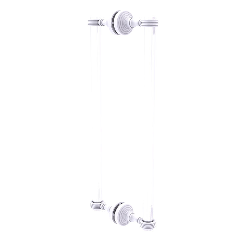 Ensemble de poignées pour appareils centraux 18 "Pacific Grove, Blanc mat