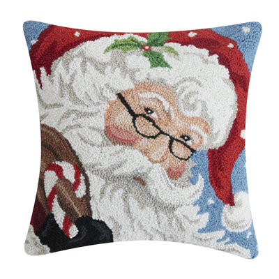 Wool Throw Square Pillow Cover & Insert