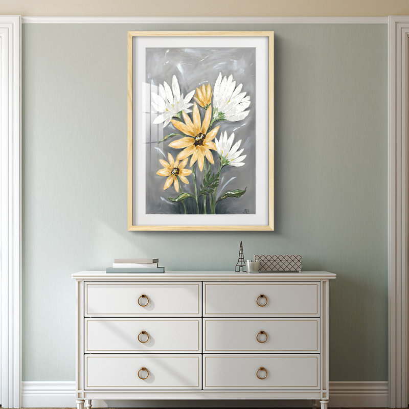 Elementary Abstract II - Toile tendue avec châssis, Naturel, H 28,5 po x l 20,5 po