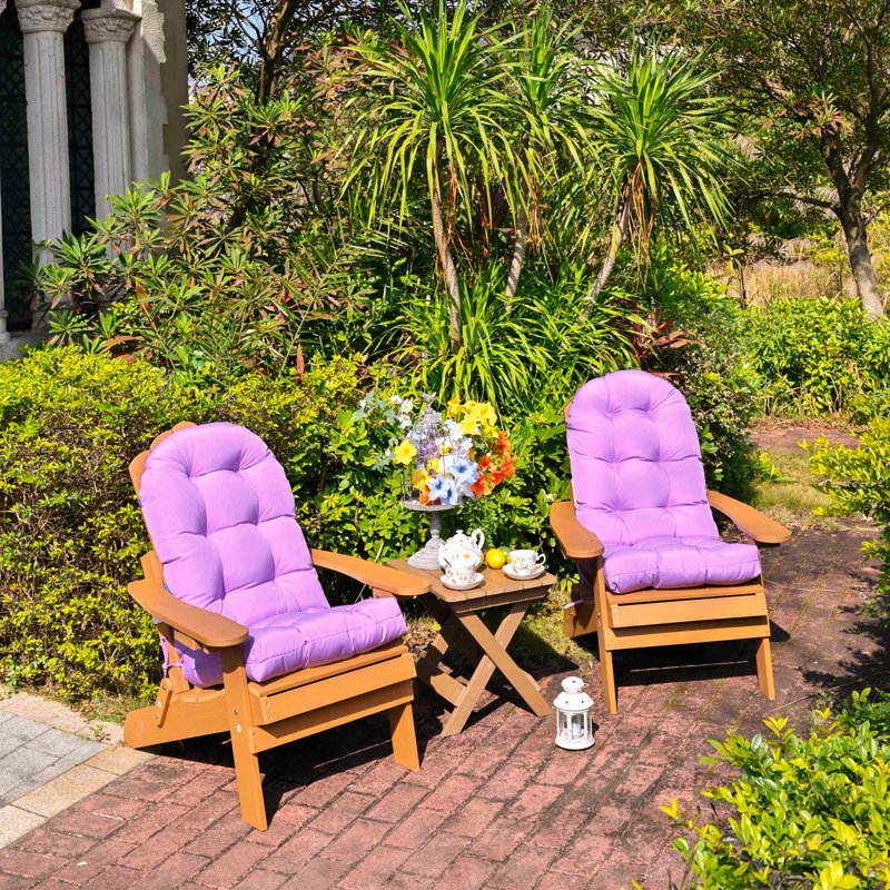 Outdoor 4'' Seat / Back Cushion, Purple
