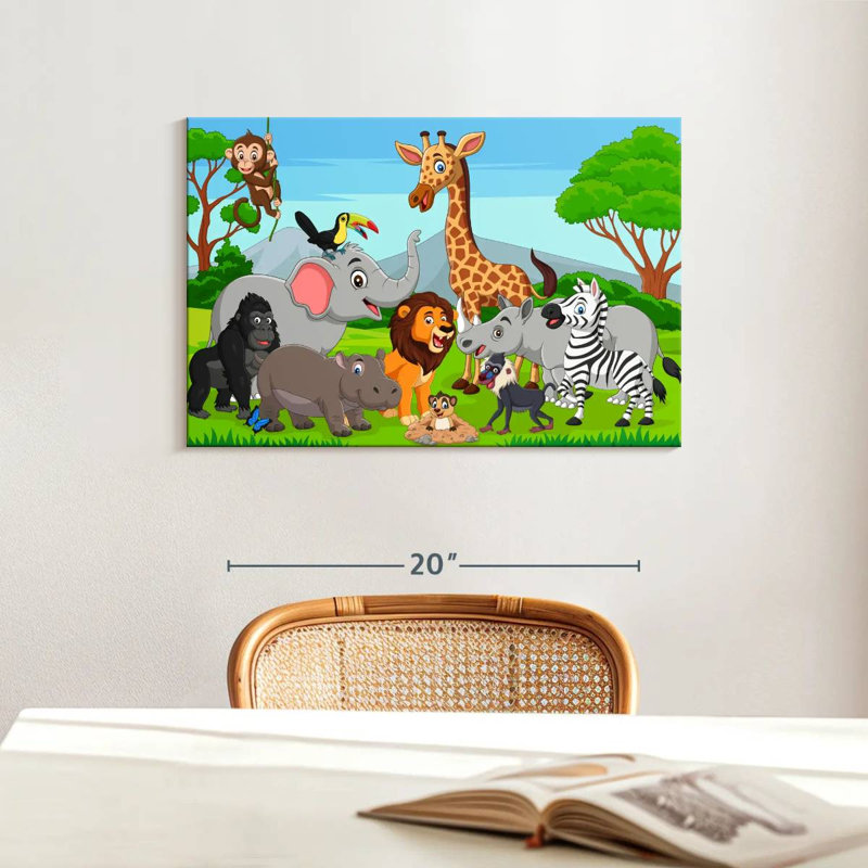 Caricature d'Ashelle pour enfants, H 16 po x l 24 po