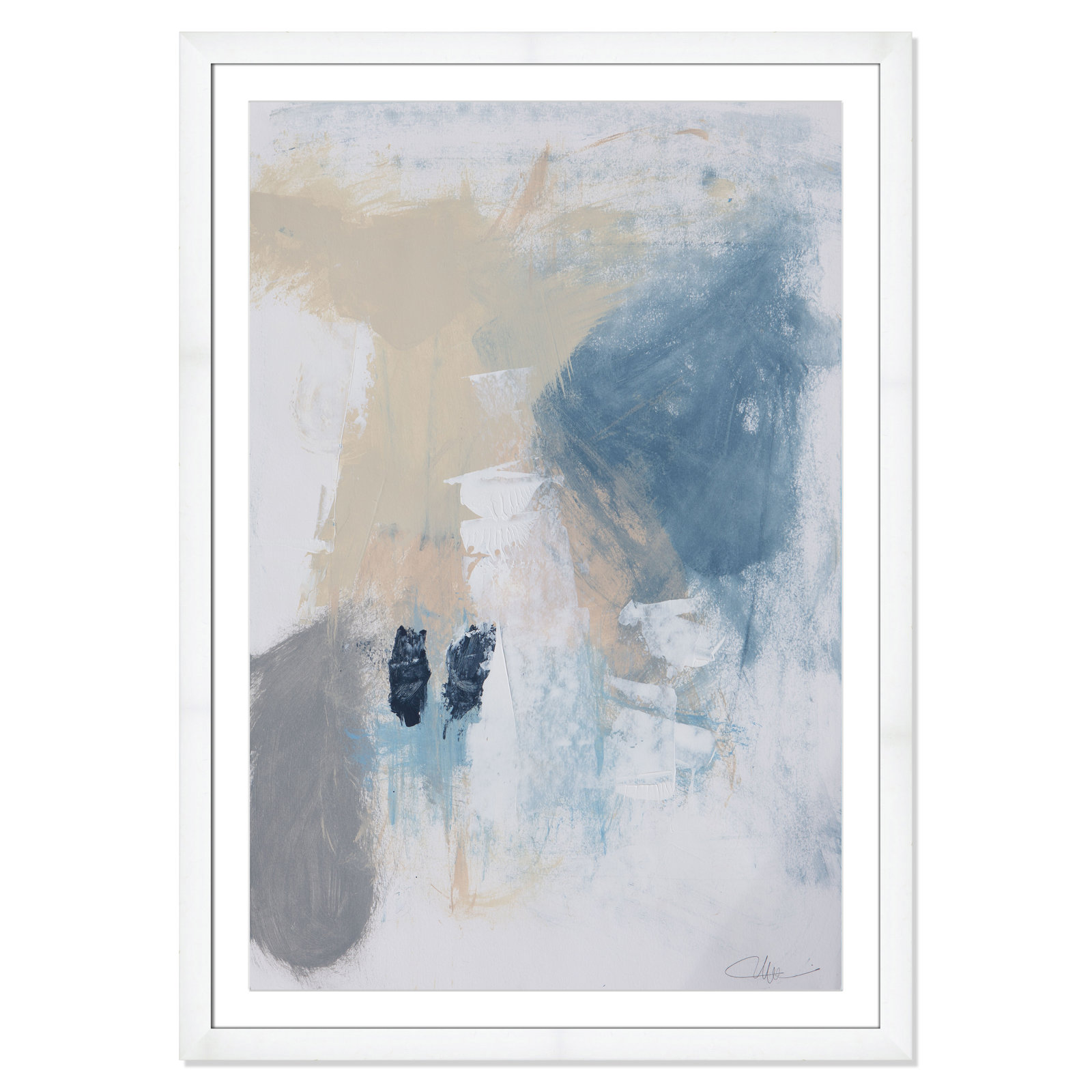 Coastal Carnival II Print by Casa Fine Arts, White, White Single Picture Framed Paper, 49" H x 35" W x 1.25" D