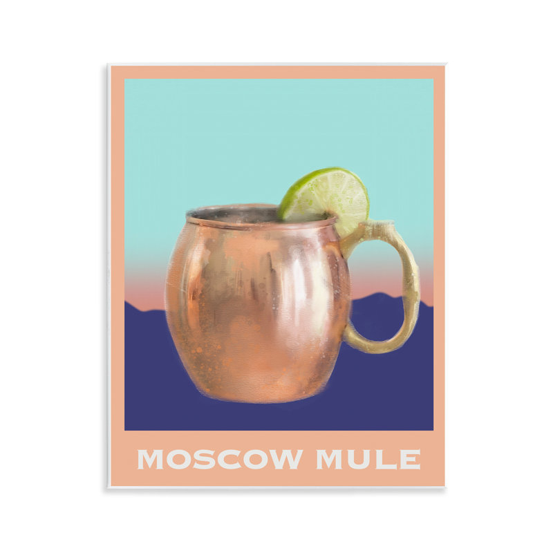 Plaque murale Moscow Mule over Landscape, design par Matthew Piotrowicz