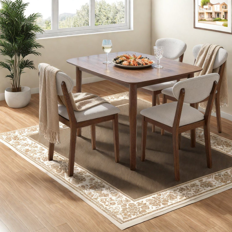Compact Dining Table Sets(must Include Both Table And Chair), Mdf Modern Kitchen Home