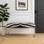Upholstered Cowhide Bench-1083006783
