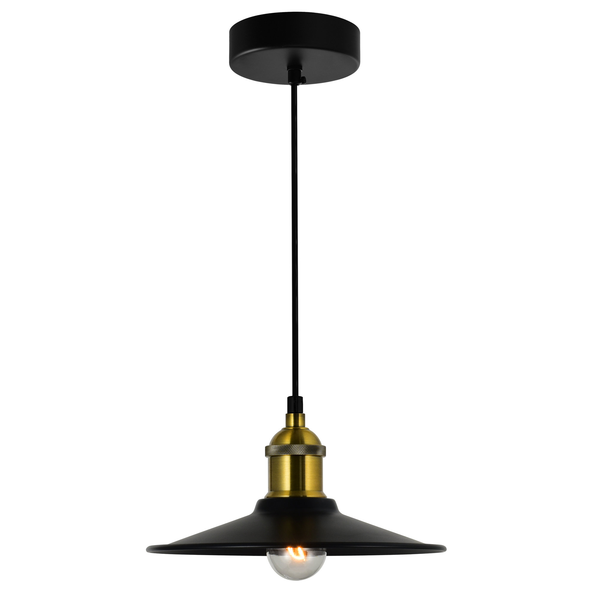 Gracie Oaks 1 Light Industrial Mini Pendant for Kitchen Dining Room