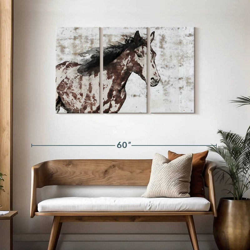 Winner Horse, 28" H x 45" W