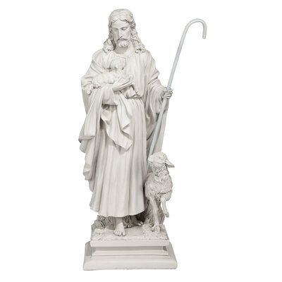 Design Toscano Jesus The Good Shepherd Garden Statue & Reviews | Wayfair
