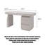 Bureau en bois massif clair et luxueux-2090302781