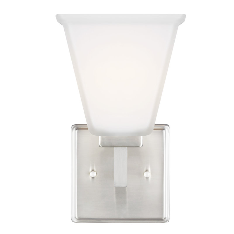 Ellis Harper One Light Wall / Bath Sconce from Generation Lighting , Brushed Nickel, No