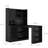 L-Shaped Desk With Drawers, Bookshelf & Hutch-5118702-5118699