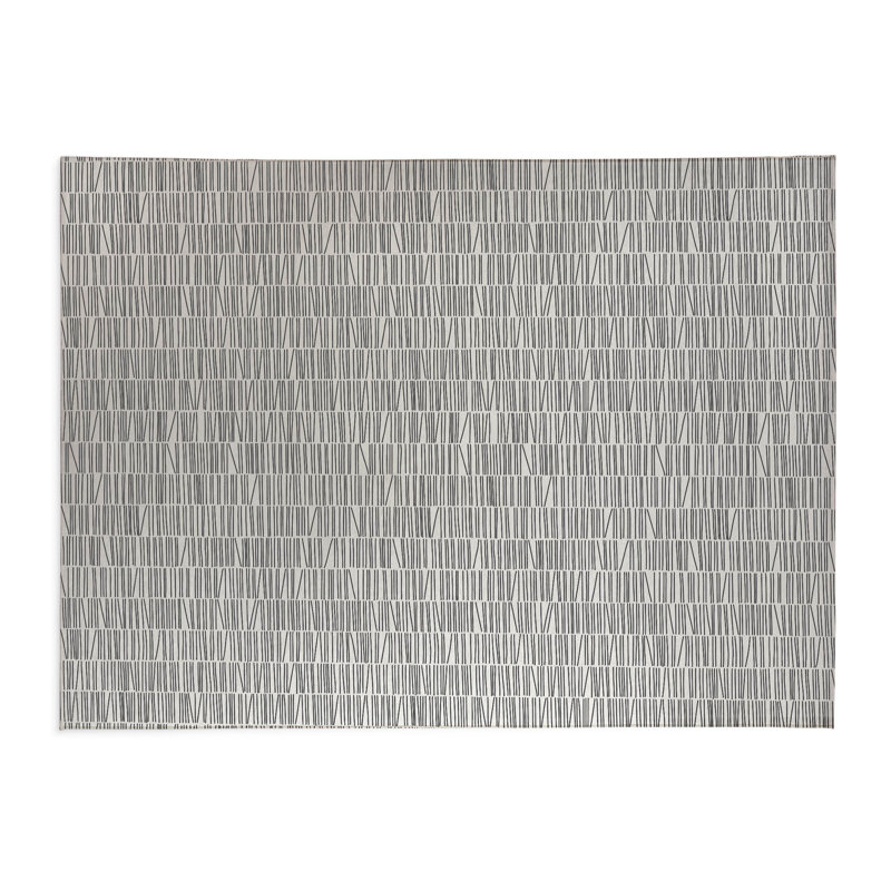 Tapis de bureau léger avec bibliothèque, L 3 pi x L 2 pi, Ivoire, gris anthracite