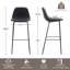 Hauteur de comptoir moderne Kavi avec coussin rembourré et pieds en métal-2070141231-2070141339