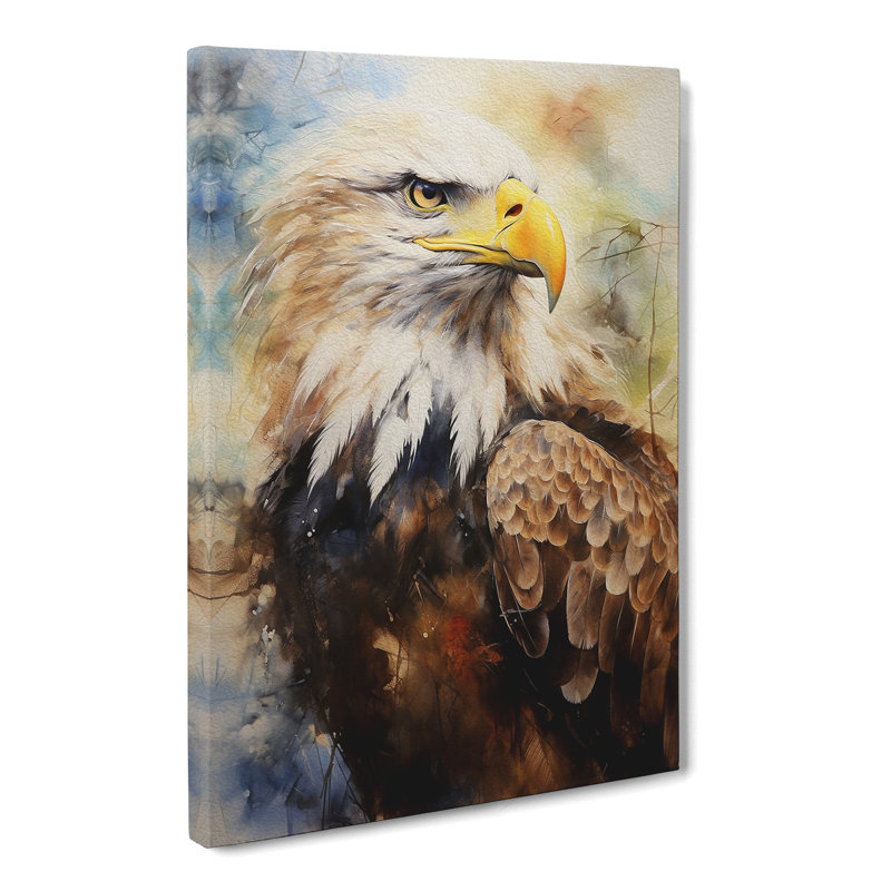 Eagle Expressionism No.2 - Wrapped Canvas, 60cm H x 40cm W x 3cm D