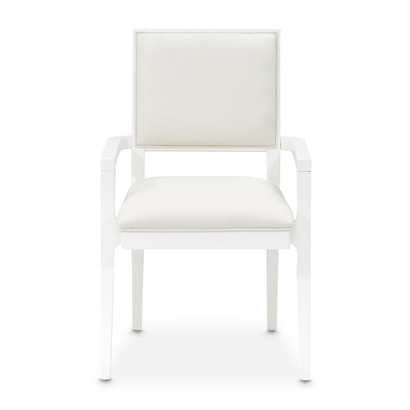Palm Gate Arm Chair - Cloud White