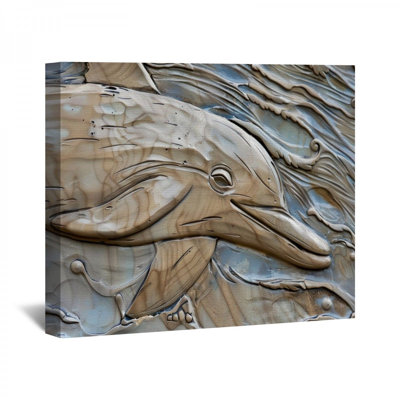 Dauphin sur toile