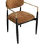 Chaise de salle à manger rembourrée en tissu Riccio Performance-790394328-790394335