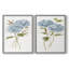 Petite hortensia bleue I - impression encadrée de qualité supérieure - prête à être accrochée - aucun clou requis - aucun clou requis-1484553481-1484553490