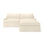 Canapé modulaire 3 pièces Wrenley