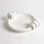 Ribbon Handle Compote-Matte White-49511005