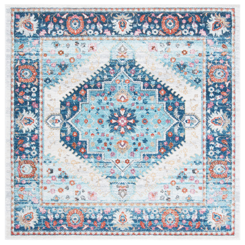 Phoenix Performance Oriental Rug, Square 6'7"