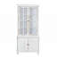 Vitrine 77,5 po H avec rangement