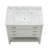 Mehvish 37" Single Bathroom Vanity With Marble Top-1145647341