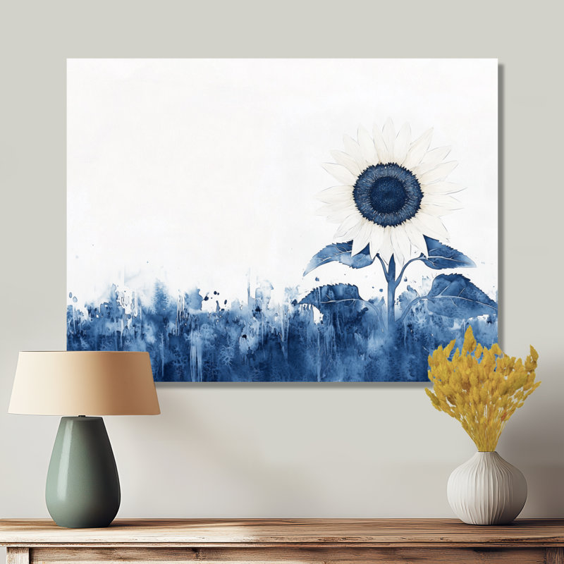 Velvet Dream Of A Sunflower V - Floral Metal Wall Decor, Sunflower Metal Print, 30" H x 40" W x 0.84" D