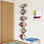 Range-chaussures mural flottant 6 pièces, 6 paires de chaussures flottantes invisibles, noir